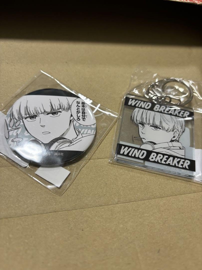 くじメイトウィンブレWIND BREAKER 梶蓮缶バッジ原作